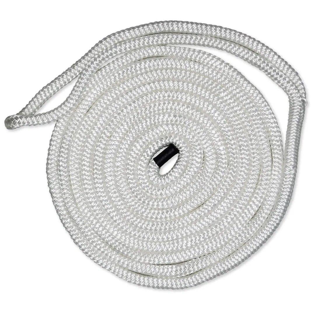 CDL5825WH – CMP GROUP Dock Line, Double Braided UV Resistant/ Abrasion Resistant 5/8 Inch Diameter x 25 Foot Length W...